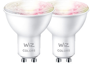 WIZ Spot 2-pack Gekleurd en Wit Licht GU10 50 W