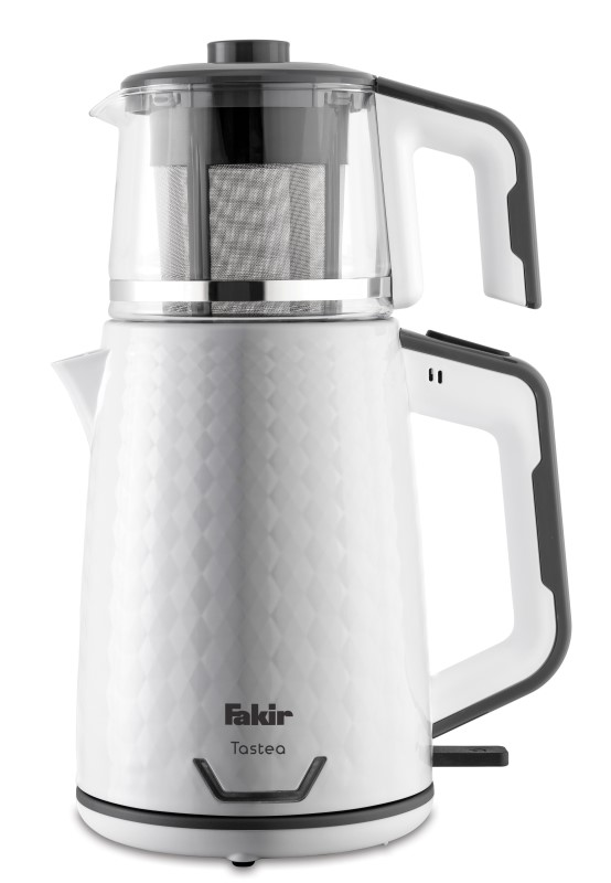 FAKIR Tastea 1650W 2L Çay Makinesi Beyaz Gri