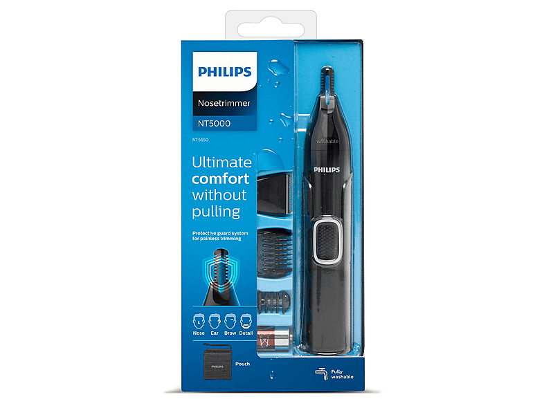 Philips NT5650/16 Nasen- und Ohrentrimmer, Schwarz, Batteriebetrieb — Foto 5 von 5
