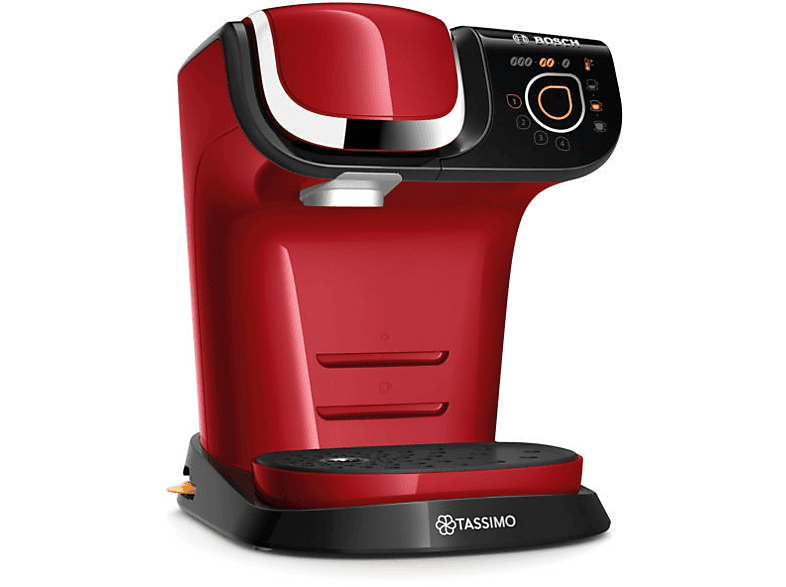 BOSCH TAS6503 Tassimo My Way 2 Kapselmaschine Rot/Schwarz