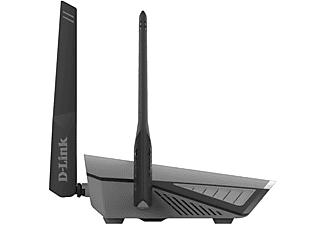 Router inalámbrico - D-Link DIR-2660, MU-MIMO Smart Mesh Gaming, Dual-Band, 2600 Mbps, 5 puertos RJ45, Negro