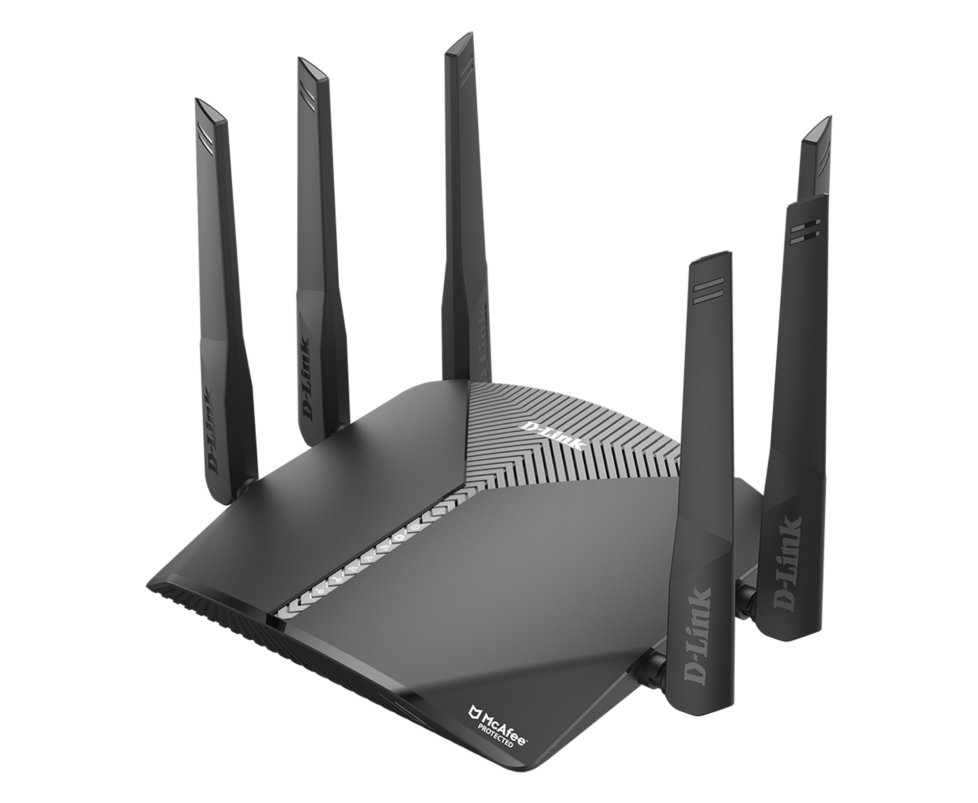 Router - D-Link DIR-3060, MU-MIMO Tri-Band, 3000 Mbps, 5 Puertos RJ45 Gigabit, Negro