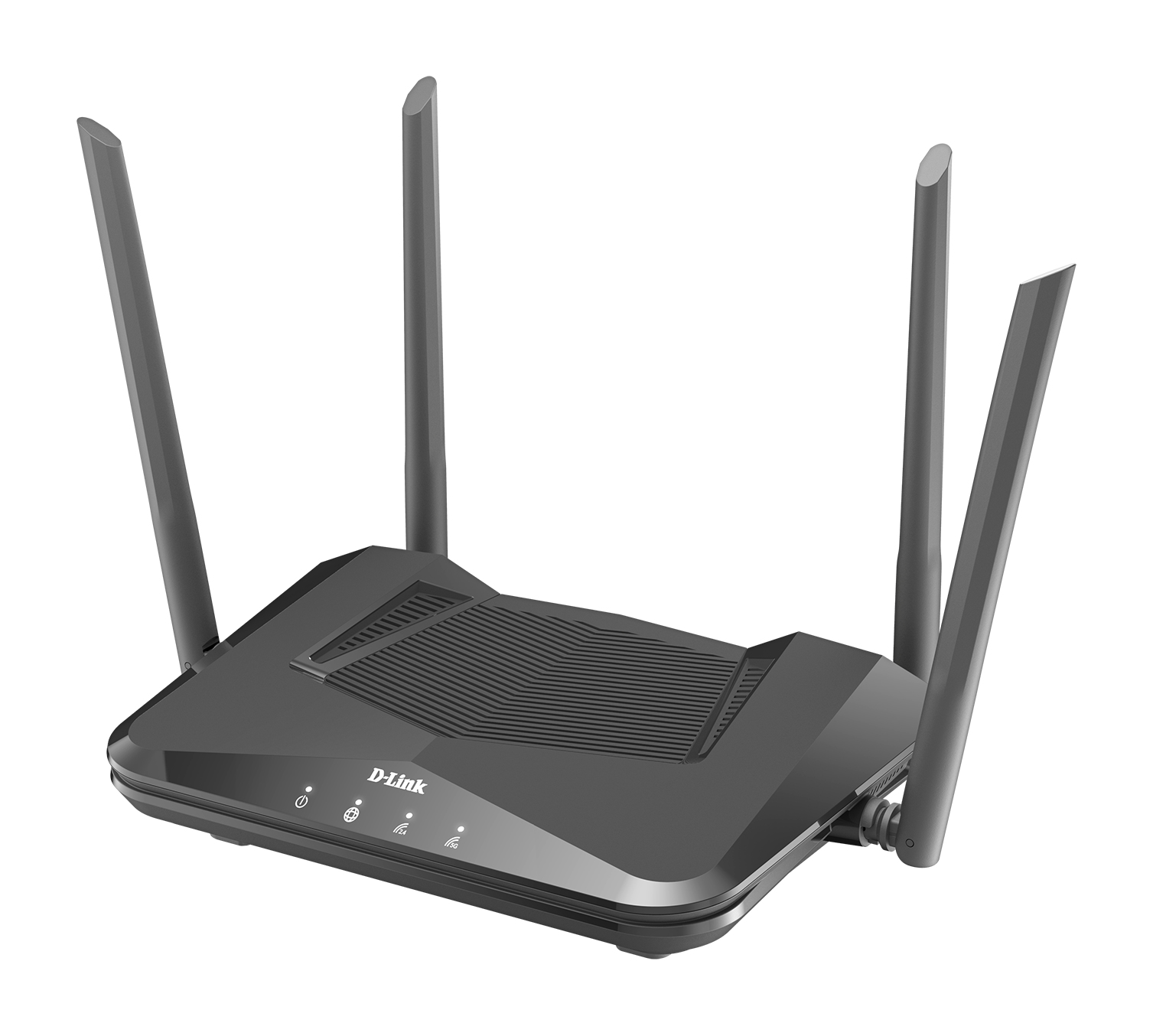 Router - D-Link AX1500, Wi‑Fi 6, MU-MIMO y OFDMA, 1200 Mbps 5 GHz/300 Mbps 2.4 GHz, Negro