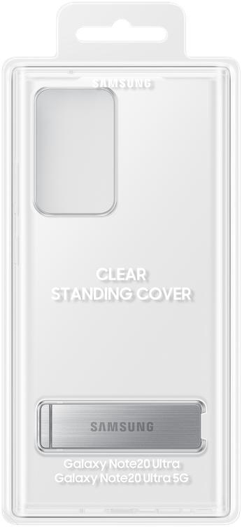 SAMSUNG Clear Standing Cover - Custodia (Adatto per modello: Samsung Galaxy Note 20 Ultra)