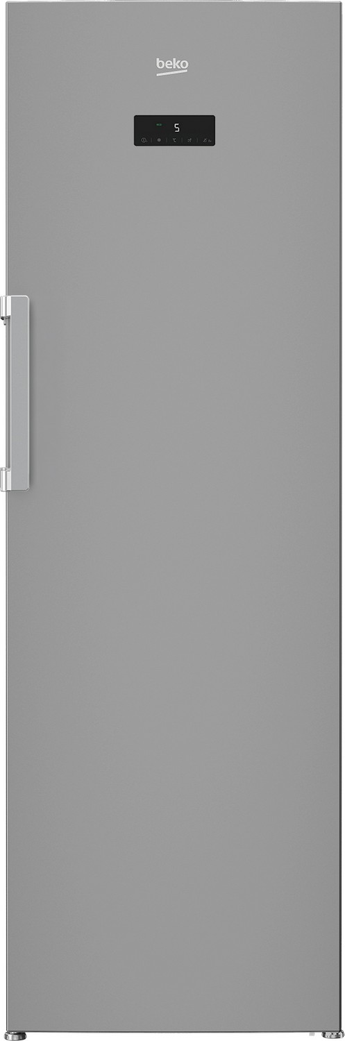 Frigorífico una puerta - Beko RSNE445E33XN, 185 cm, No Frost, 375 l, Independiente, 35 dB, Inox