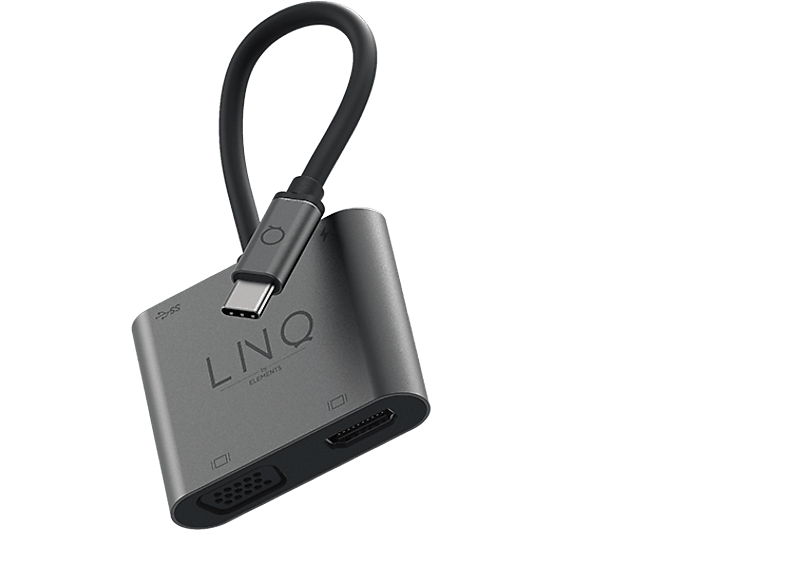overal Nationale volkstelling tafereel LINQ 4-in-1 USB-C Multiport Hub kopen? | MediaMarkt