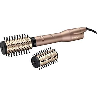 BABYLISS AS952CHE Big Hair Dual - Spazzola rotante ad aria calda (Rosa/Oro)