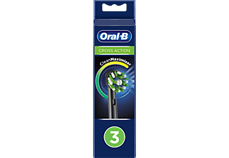 ORAL-B Cross Action Black Edition CleanMaximizer - Spazzole modellabili (Nero)