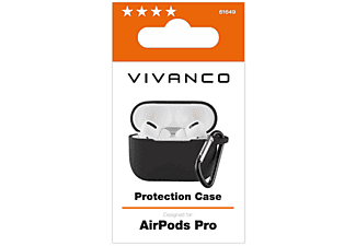 VIVANCO 61649 Protection Case für Apple AirPods Pro, schwarz