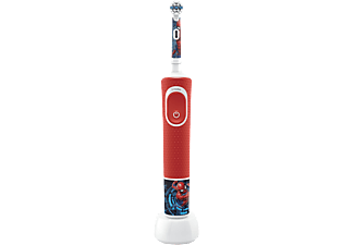 ORAL-B Vitality 100 Kids Spiderman CLS - Brosse à dents électrique pour enfants (Rouge)
