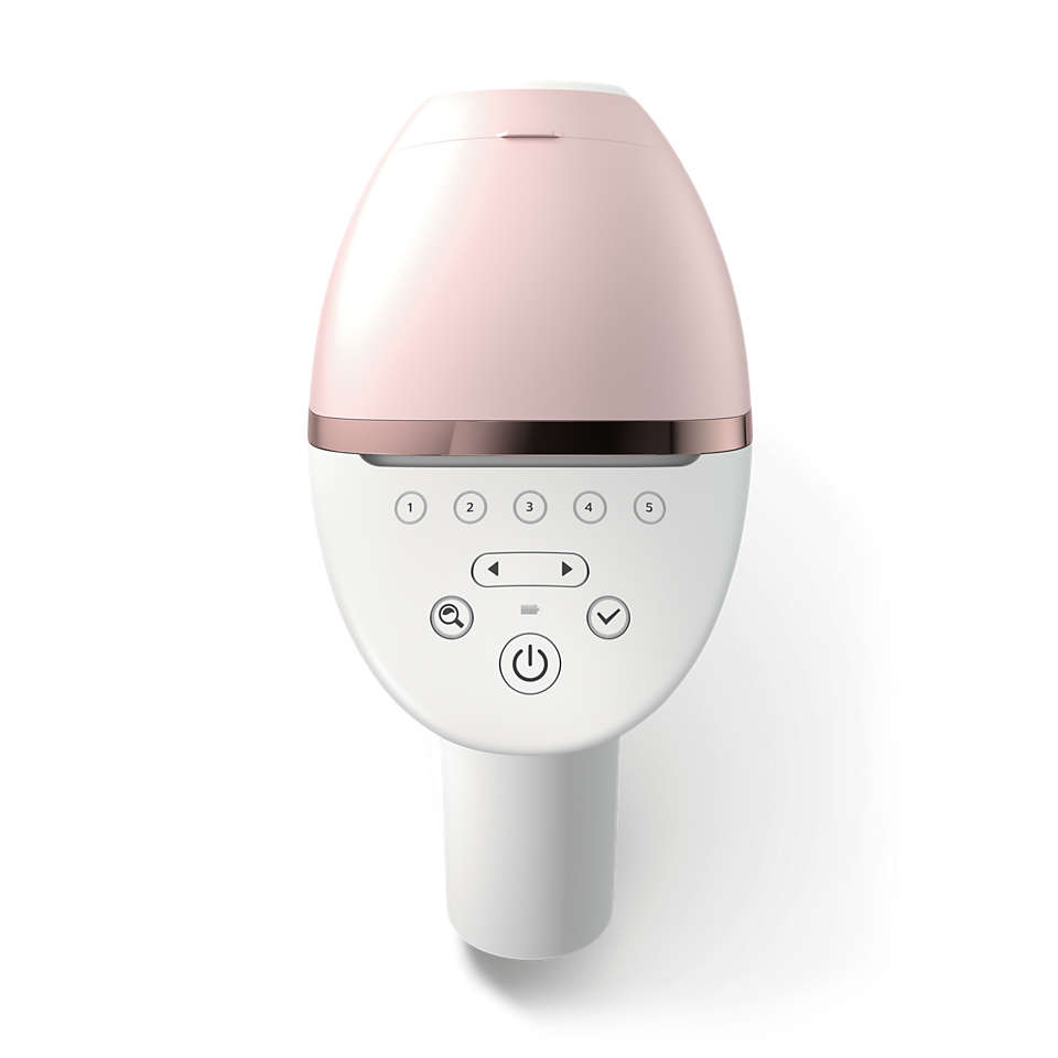 PHILIPS Lumea Prestige IPL-Haarentfernungsgerät BRI950/00, weiß-rosa IPL-Haarentfernungsgerät (Weiß, Rosa, mit , )