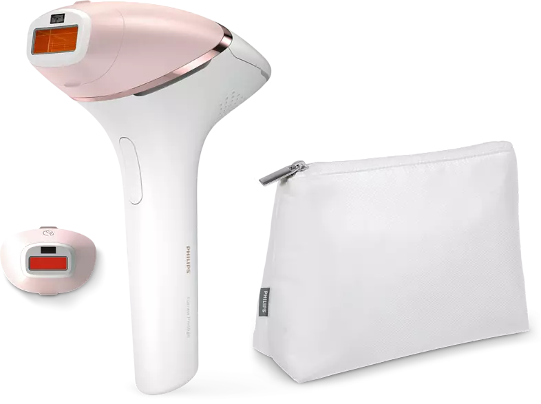 PHILIPS Lumea Prestige IPL-Haarentfernungsgerät BRI950/00, weiß-rosa IPL-Haarentfernungsgerät (Weiß, Rosa, mit , )