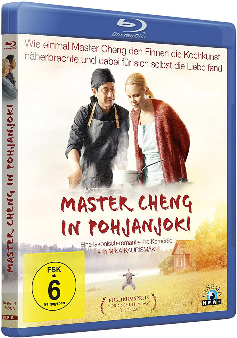 Filmcover: Mann in Kochkleidung, Frau mit Schürze, Filmtitel. Gelber Aufkleber: FSK 6.