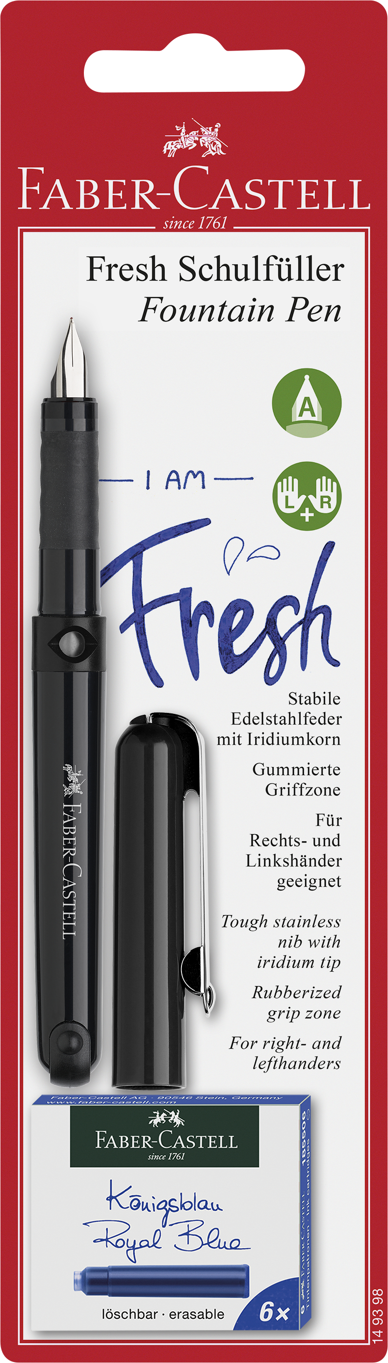 FABER-CASTELL Fresh + Patronen Füller Farbauswahl nicht möglich