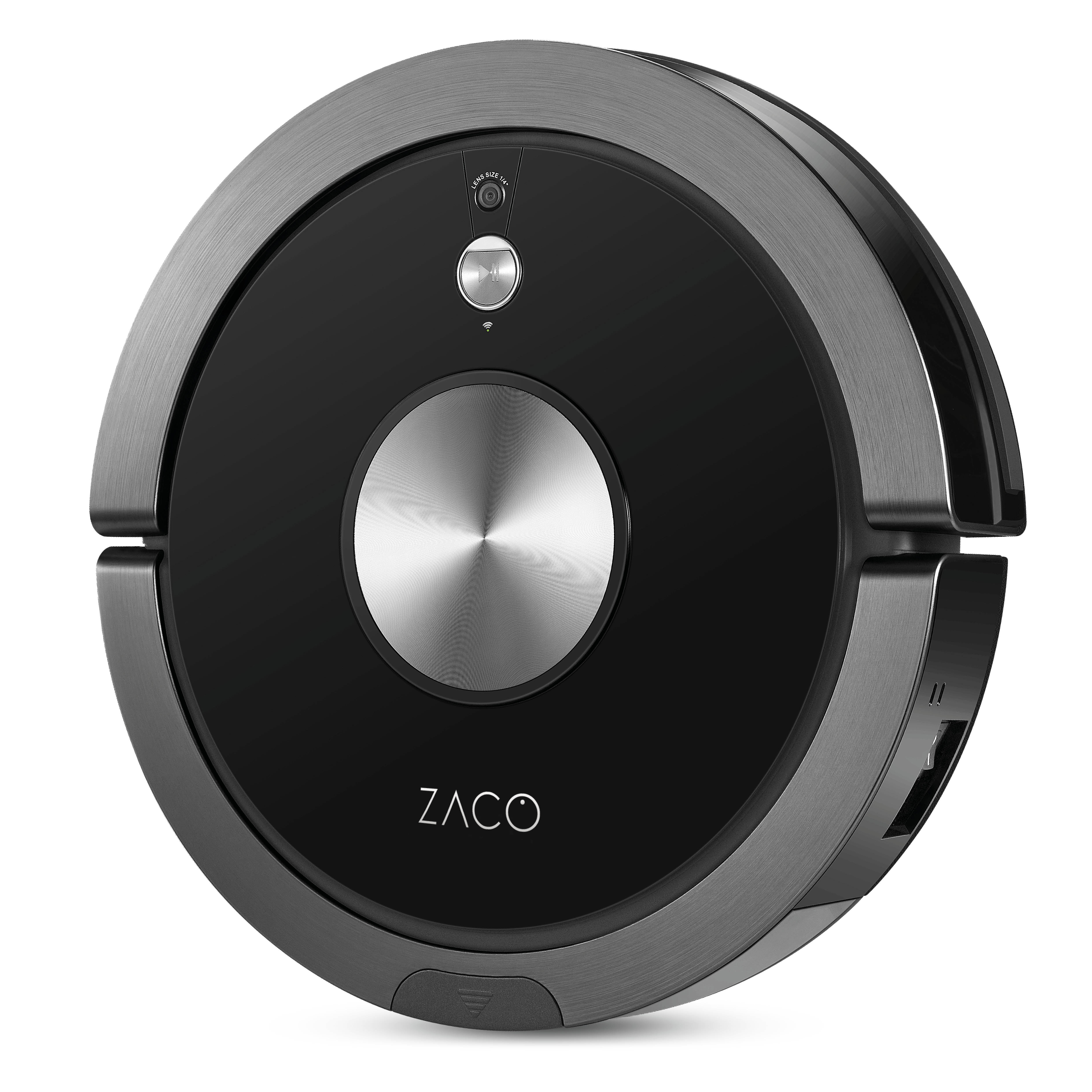 ZACO A9S PRO Saug-/Wischroboter (Schwarz, Laufzeit: 110 Minuten)