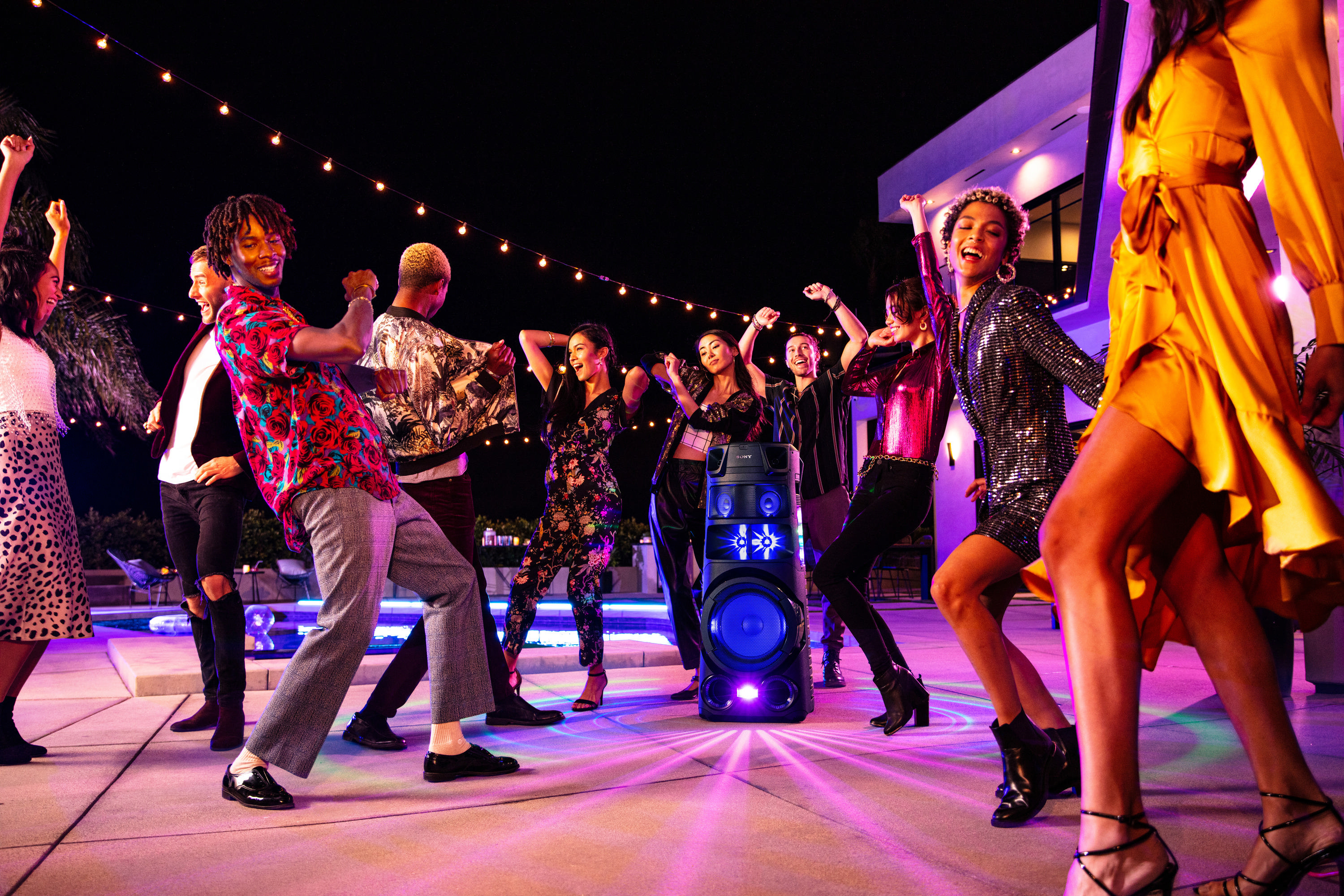 SONY MHC-V83D Partybox, Schwarz