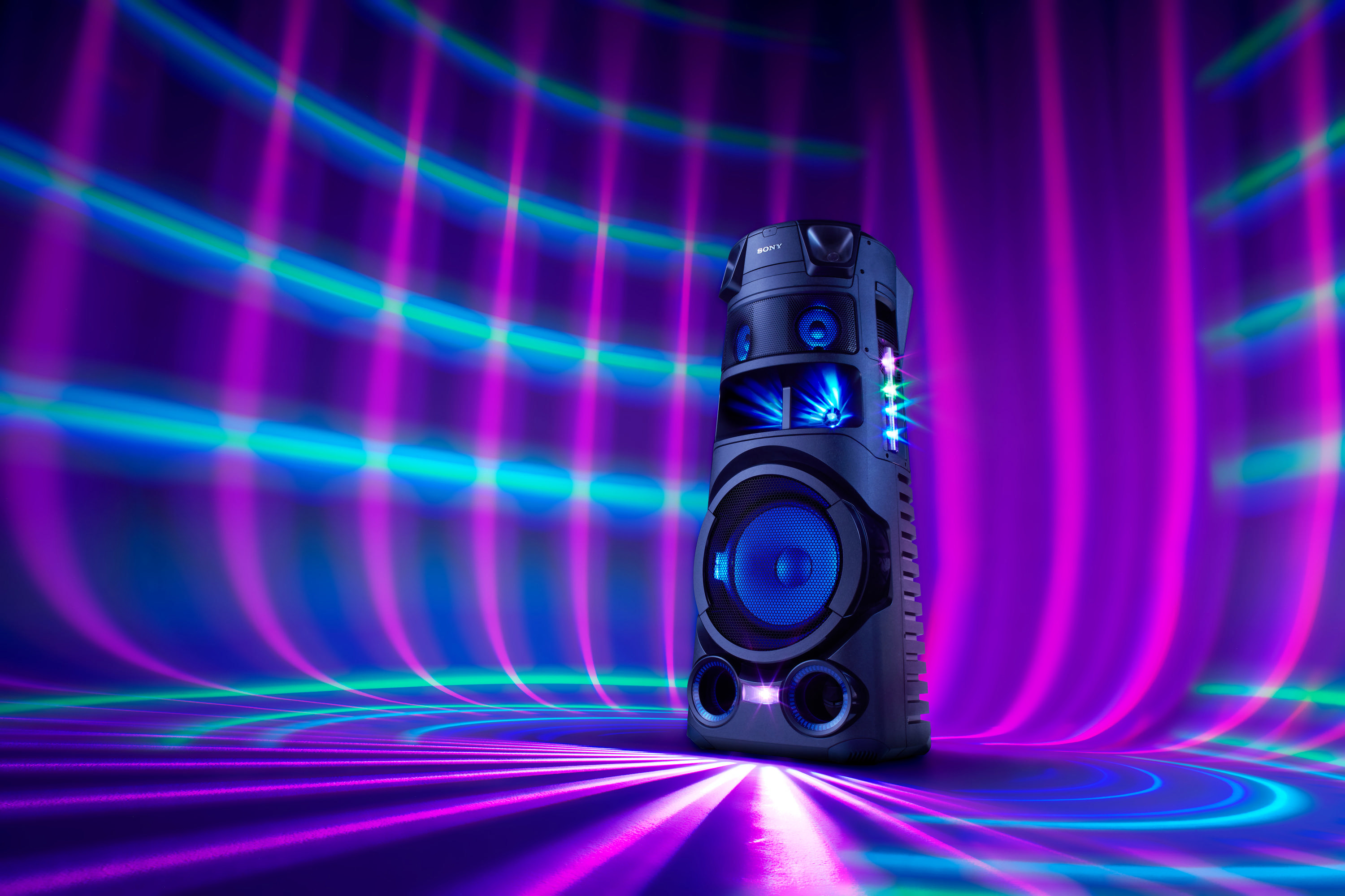 SONY MHC-V83D Partybox, Schwarz