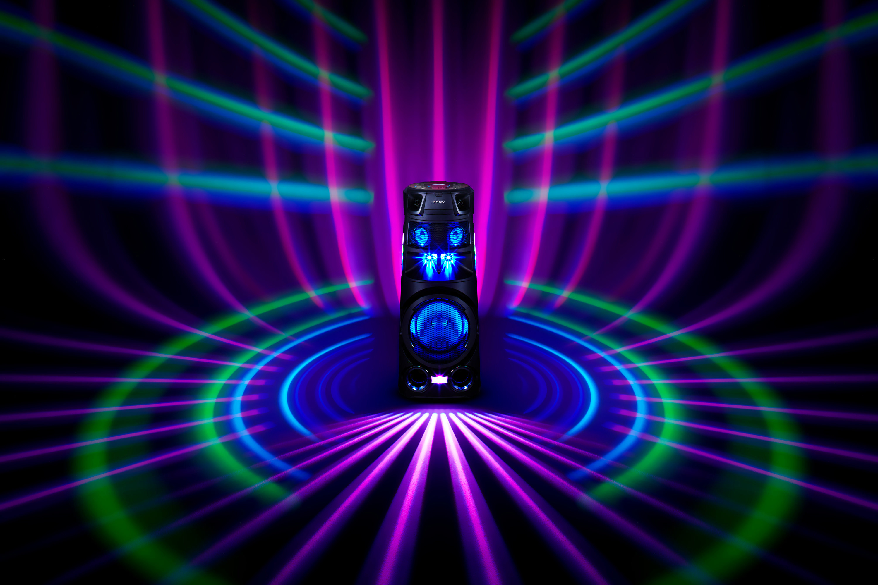 SONY MHC-V83D Partybox, Schwarz