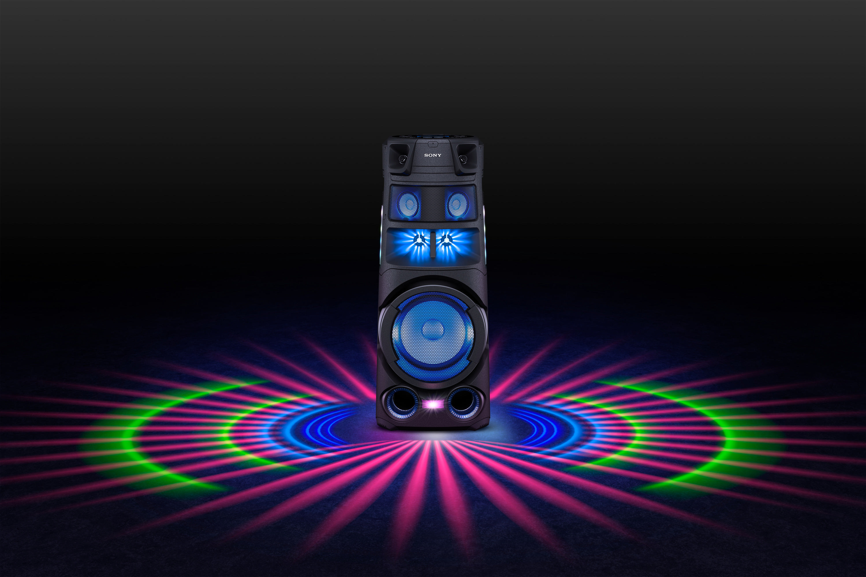 SONY MHC-V83D Partybox, Schwarz