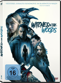 Filmcover mit einem dunklen Raben und vier Personen in einem Wald.