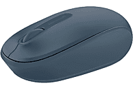 Ratón inalámbrico - Microsoft Wireless Mobile Mouse 1850, Azul, Nano transceptor Plug-and-go, Azul