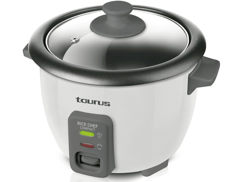 Arrocera - Taurus RICE CHEF COMPACT Potencia 300W, Capacidad de 0,6L, Posibilidad de cocinar al