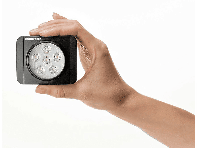 Manfrotto Lumimuse 8 led color negro mlumiemubk flash compacto antorcha luz de bola 8mlumiemubk