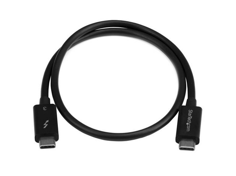 Cable USB - StarTech.com TBLT34MM50CM Cable USB 0.5m Thunderbolt 3 USB-C 40Gbps Compatible USB