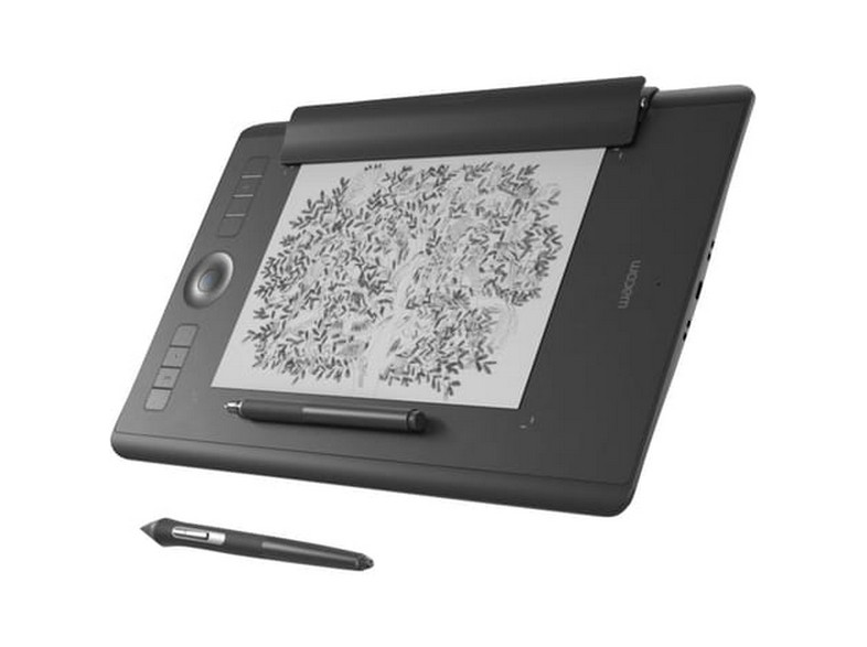 Tableta gráfica - Wacom Intuos Pro Paper Medium, Bluetooth, 8 ExpressKeys, Papel A5, Negro