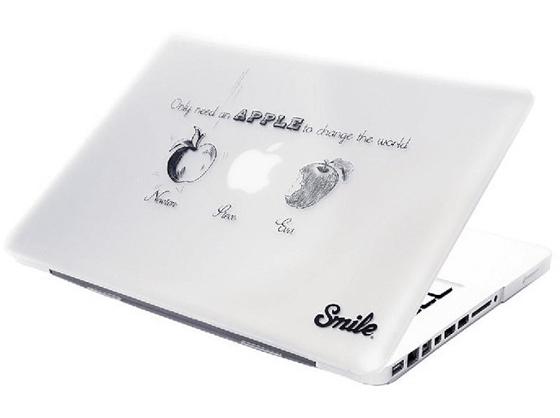 Funda - Silver HT Smile, Macbook 13 pulgadas