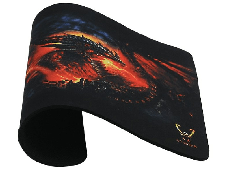 Alfombrilla gaming - Woxter Stinger Pad 1 D, Antideslizante, Microfibra, 280 x 250 x 4mm