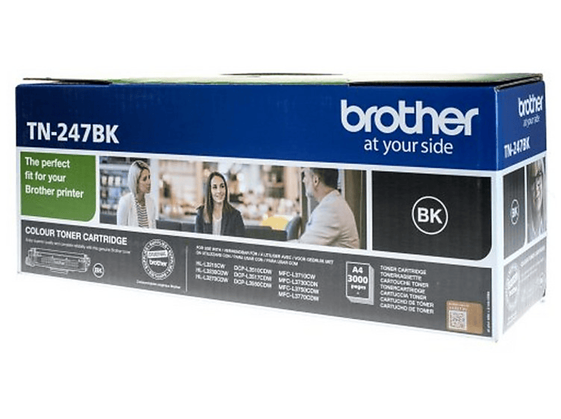 Brother Tn247Bk, Negro