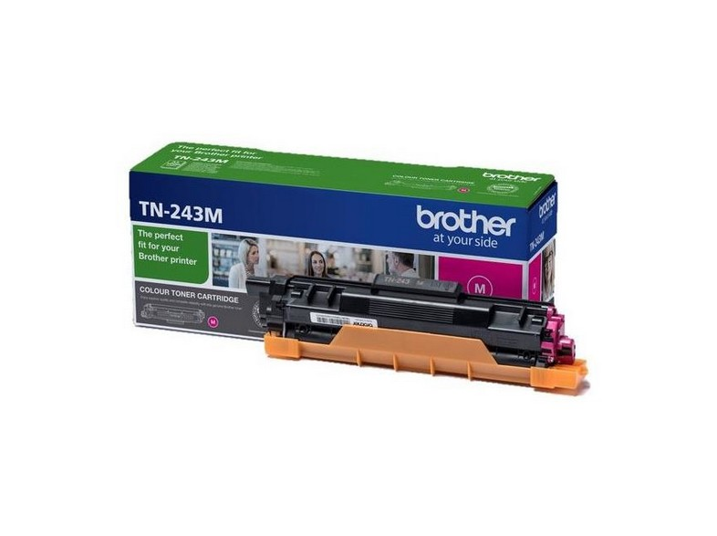 Brother Tn243m Cartucho de magenta original para las impresoras hll3210cw hll3230cw hll3270cw dcpl3510cw dcpl3550cw mfcl3710cw mfcl3750cw mfcl3770cdw 1