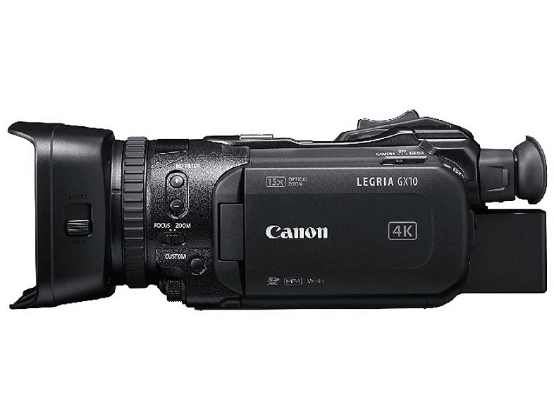Videocámara - Canon LEGRIA GX10, 4K 50p, Dual Pixel CMOS AF, Zoom 15x, 100 fps, Estabilizador, Wi-Fi