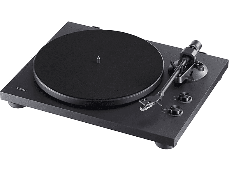 Tocadiscos - TEAC TN-180BT-B, Tracción por correa, Carcasa aluminio, Negro