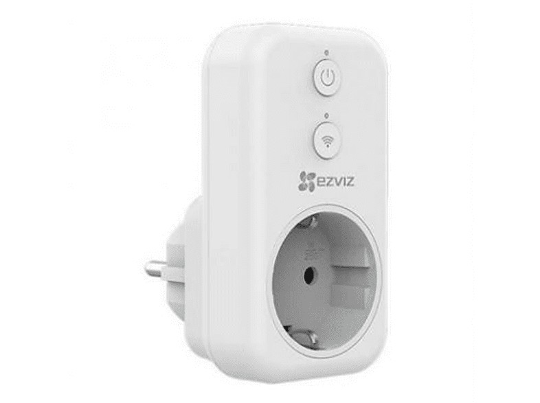 Enchufe inteligente - EZVIZ Smart Plug T31, 3840 W, WiFi, Smart Home, Rastreo de consumo de energía, Blanco