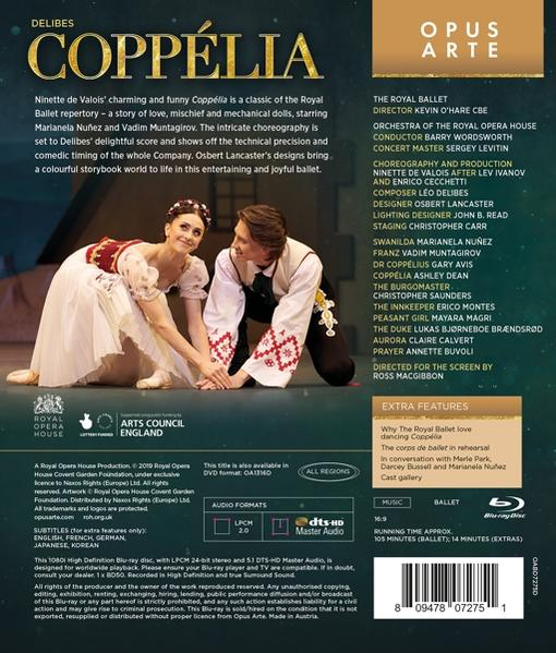 The Royal Ballet Barry Wordsworth - Coppélia  - (Blu-ray)