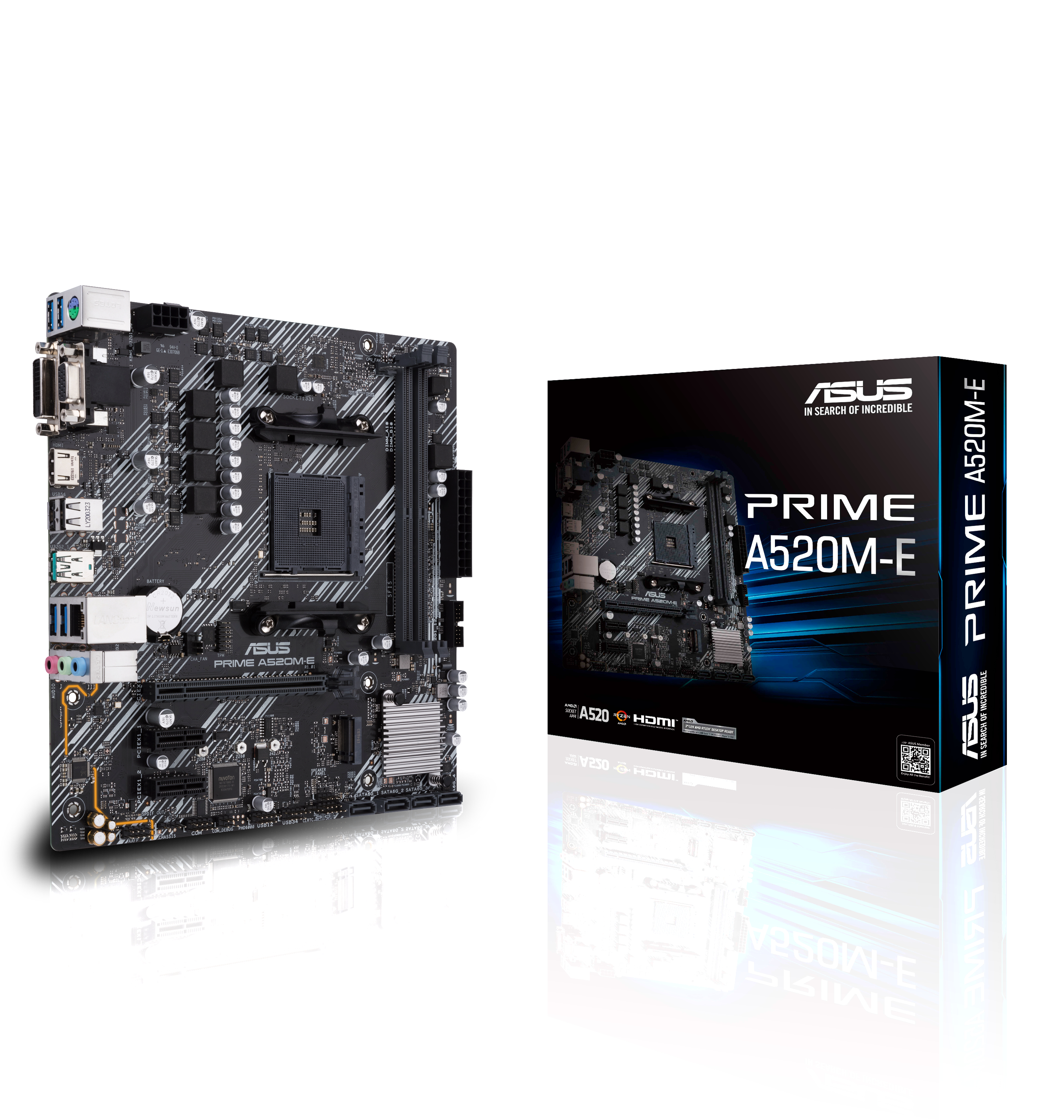 ASUS PRIME A520M-E (90MB1510-M0EAY0) Mainboard Schwarz