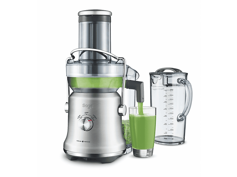 SAGE SJE530BSS4EE1 the Nutri Juicer Cold Plus Entsafter 1300 Watt, Gebürstetes Edelstahl