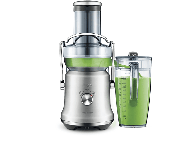 SAGE SJE530BSS4EE1 the Nutri Juicer Cold Plus Entsafter 1300 Watt, Gebürstetes Edelstahl