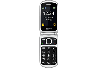 BEA-FON SL640i - Téléphone portable pliant (Noir/Argent)