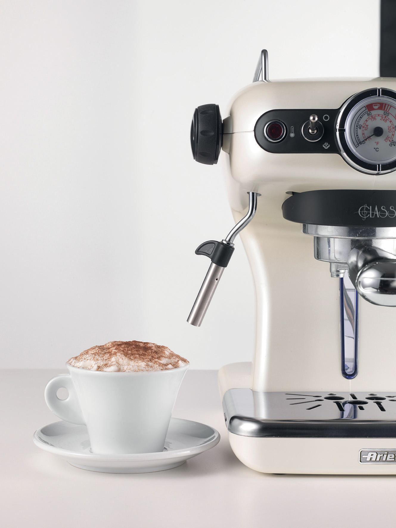 ARIETE 1389PE Classica Espressomaschine Perlmutt