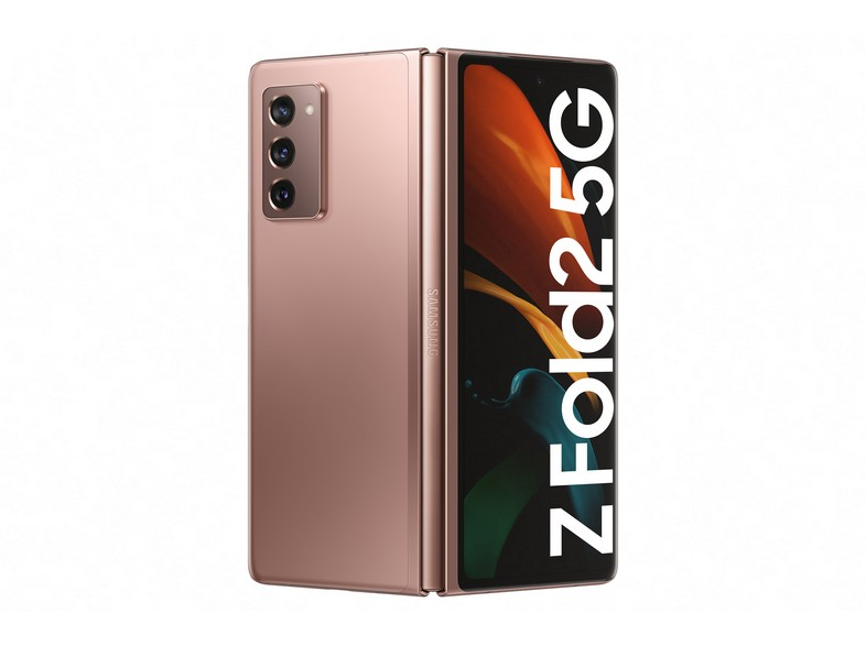 Móvil - Samsung Galaxy Z Fold2 5G, Bronce, 256 GB, 12 GB, 7.6" Full HD+, Snapdragon 865+, 4500 mAh, Android