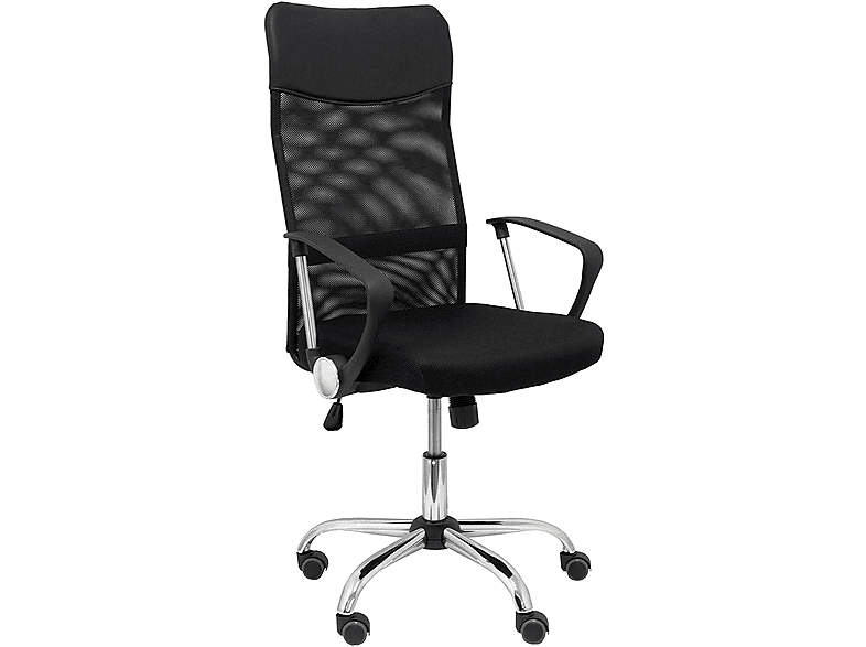 Silla - Piqueras y Crespo Gontar, Respaldo de malla de nylon, Regulable, Negro