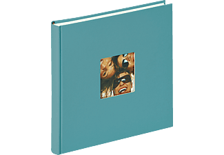 WALTHER Designalbum Fun Fotoalbum, 40 Seiten, Strukturpapier, Petrolgrün