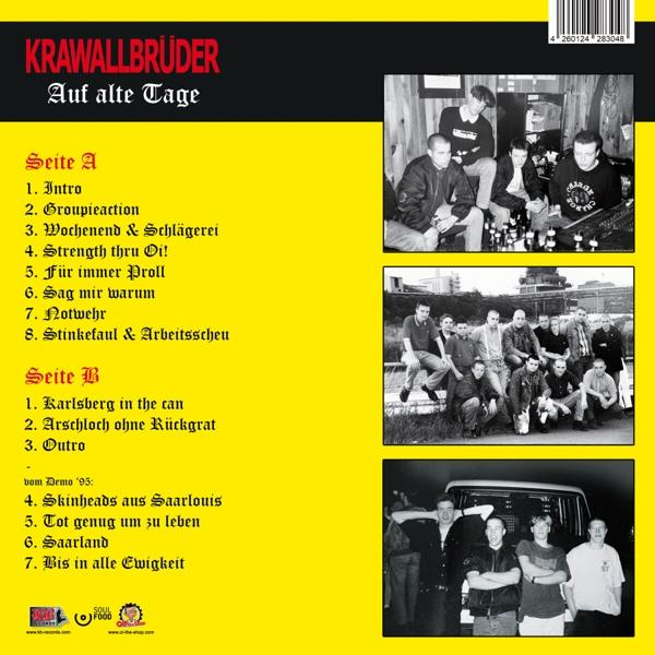 (LIM.180G TAGE ALTE - (Vinyl) Krawallbrüder RED AUF VINYL) -