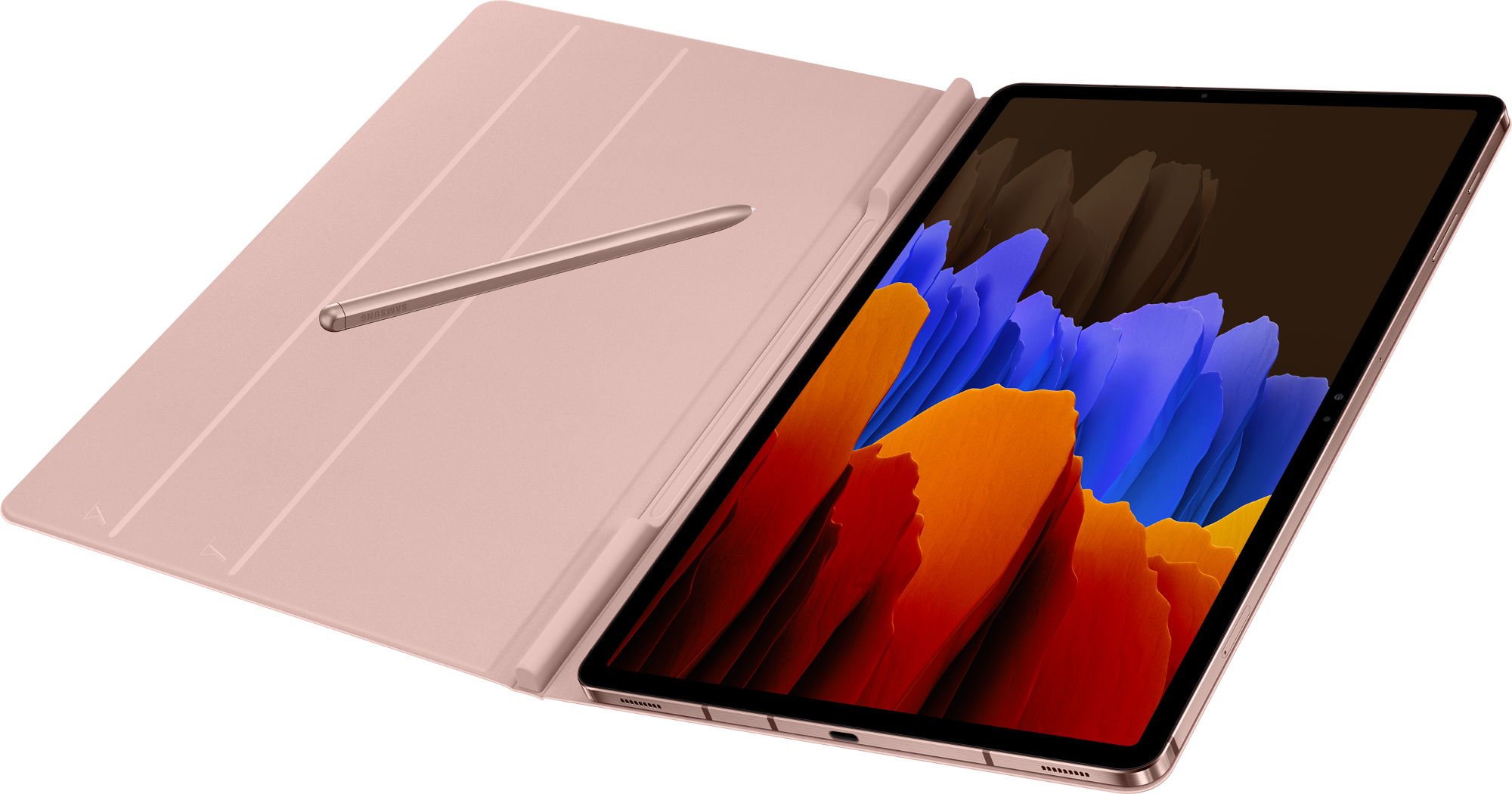 SAMSUNG Book Cover - Étui portefeuille (Bronze)