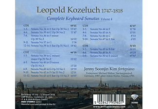 Jenny Soonjin Kim - Kozeluch:Complete Keyboard Sonatas Vol.4  - (CD)