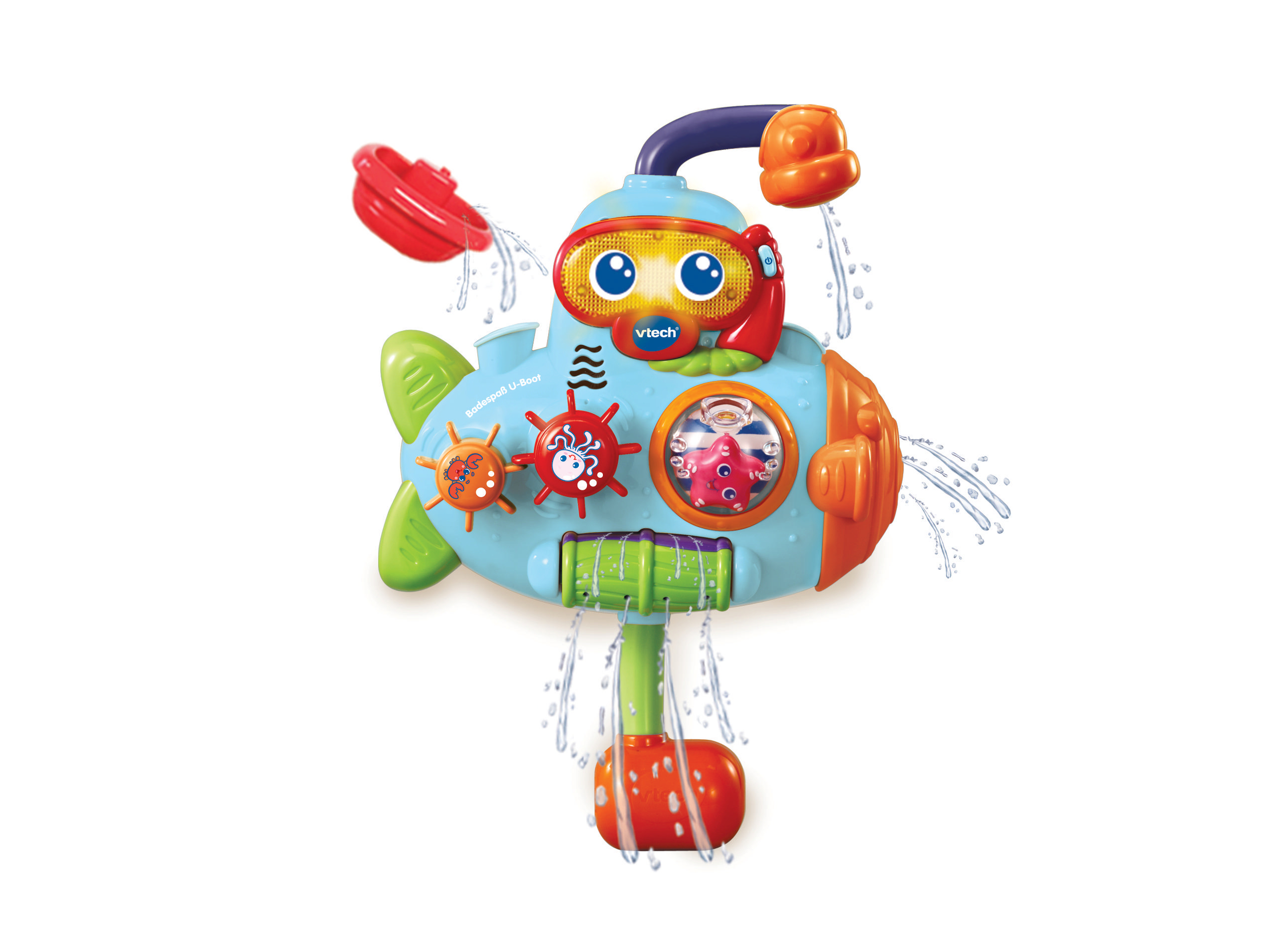 VTECH Badespaß U-Boot Badespielzeug, Mehrfarbig