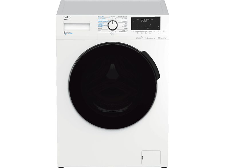 | (8 WDW85141Steam1 1400 U/Min.) Waschtrockner kg kg, BEKO / MediaMarkt Waschtrockner 5